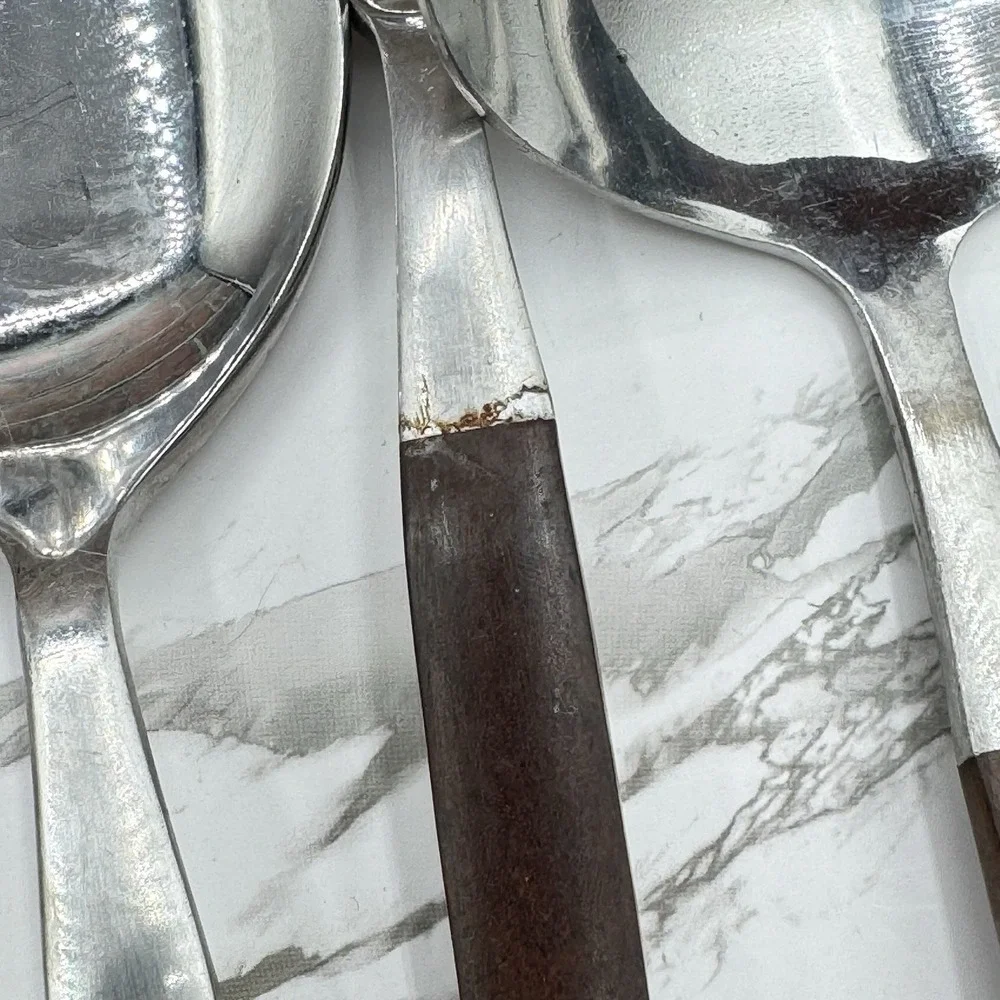 Vintage 50pc Ekco Eterna Canoe Muffin MCM Flatware Set Stainless Japan MCM